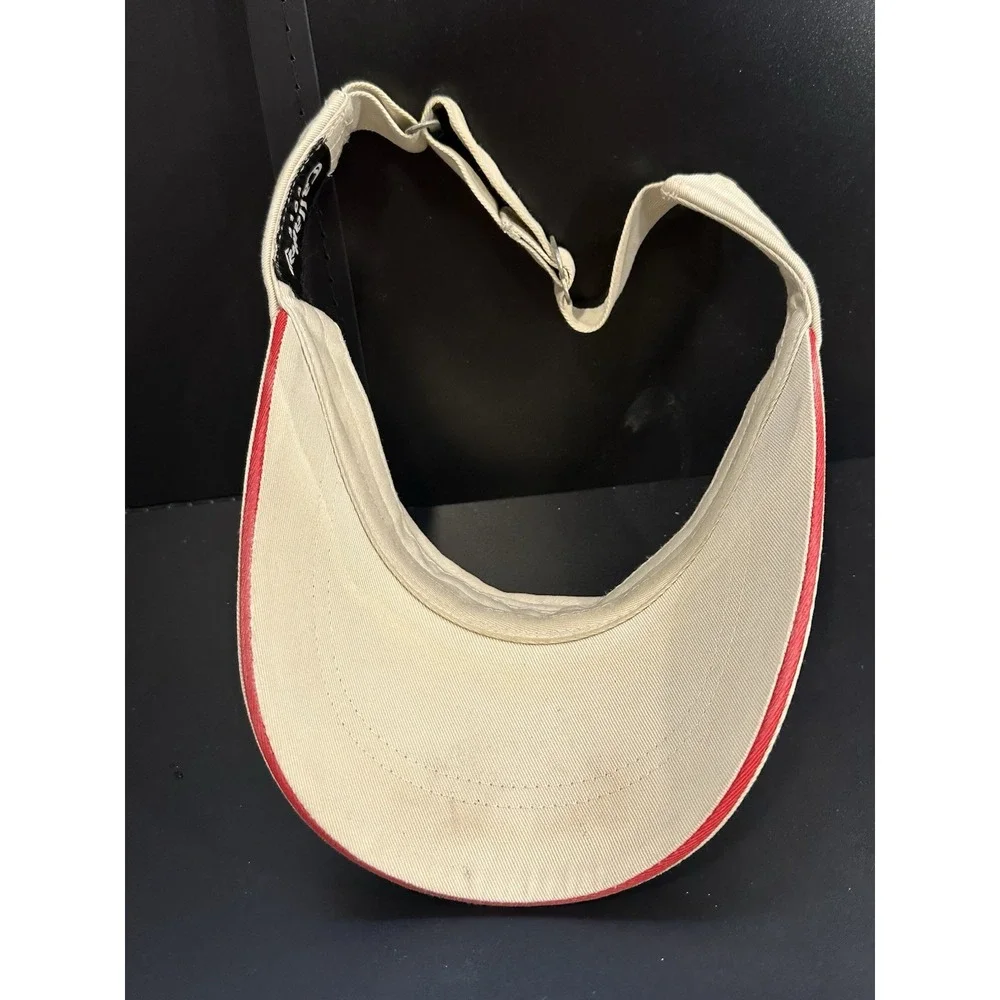 Adult One‎ Size Callaway CG Tour Golf Visor Cap Khaki Adjustable